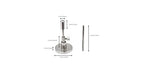 Adjustable Clay Model Stand – Durable Alloy Support for Soft Pottery, Toy Model Sculpture & Clay Head Stand, Perfect for Artists, Sculpting, Pottery Projects, Flexible Design for Precision Work