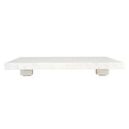 Santa Barbara Design Studio Marble Charcuterie Boards Cheese Board Cutting Board, 10" Square, White