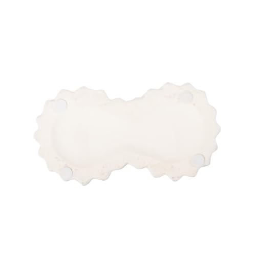 Howard Elliott Collection Hirst Ceramic Vase, White Ripple Texture Modern Abstract Decorative Flower Vase for Weddings, Floral Arrangements, Living Room & Home Decor, 4.75 x 4.75 x 15.75 Inch - size: 15.8"L x 4.8"W
