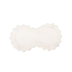 Howard Elliott Collection Hirst Ceramic Vase, White Ripple Texture Modern Abstract Decorative Flower Vase for Weddings, Floral Arrangements, Living Room & Home Decor, 4.75 x 4.75 x 15.75 Inch - size: 15.8"L x 4.8"W