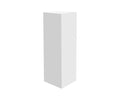 Marketing Holders Tall Acrylic Retail Display Box Cube Pedestal Art Sculpture Stand White Lucite Plinthe 12" x 12" x 32" Wedding Flower Tower One Piece Plexiglass Column