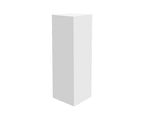 Marketing Holders Tall Acrylic Retail Display Box Cube Pedestal Art Sculpture Stand White Lucite Plinthe 12" x 12" x 32" Wedding Flower Tower One Piece Plexiglass Column