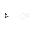 Fenteer Thinker Abstract Sculpture Desktop Figurine Decorative Ornament Minimalist Home Decor Creative Hollow Design Premium Material Suitable for Living Room
