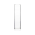 WGVI Hurricane Candle Holder Sleeve, Wide 3", Height 10", Clear Glass Cylinder Candleholder, Chimney Tube, Open Ended Candle Shade, 1 Piece - size: 3"x10"H