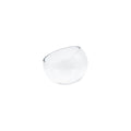 WGVI Slant Cut Bowl Glass Vase, Width 5.5", Height 4.5", Clear Terrarium, Candy Dish, Fruit Jar, Floral Container for Wedding Party Event, Home Office Decor, 1 Piece - size: Slant Bowl 4.5"H
