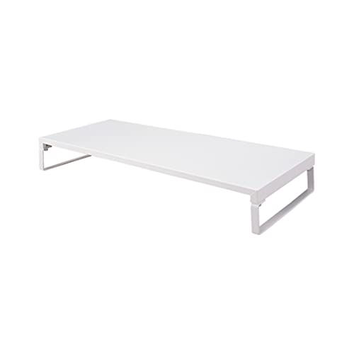 LIHIT LAB Desktop Stand, 9.8 x 23.2 x 3.1 inches, White (A7332-0) - color: White, size: 9.8" x 23.2" x 3.1", style: Single