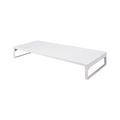 LIHIT LAB Desktop Stand, 9.8 x 23.2 x 3.1 inches, White (A7332-0) - color: White, size: 9.8" x 23.2" x 3.1", style: Single