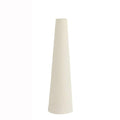 21CM Ceramic Bud Vase Small Narrow Neck Vase Conic Decorative Single Stem Floral Home Decor Centerpiece for Home Wedding Bedroom Living Room Office Table Decoration(Beige)
