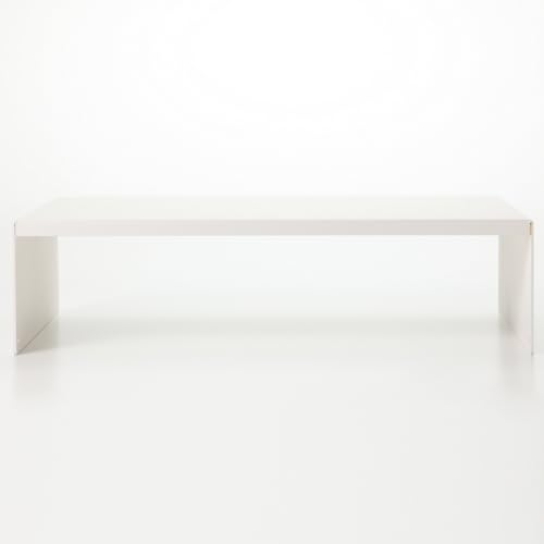 無印良品 MUJI 2461171 Steel Monitor Stand, Approx. 15.0 x 10.2 x 3.9 inches (381 x 260 x 100 mm)