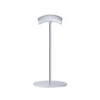 BoxWave Universal Minimus Aluminum Headphone Stand, Sturdy Simple Light Weight Stand - Metallic Silver