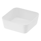 Yamazaki Home Tower Space Saving Vanity Tray - 3.5" X 3.5" - Steel - color: White, size: 3.5" x 3.5" x 1.6"