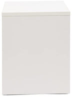 Displays2go White Merchandise Display Cube, 16 Inch Tall – White (WDCUBEWHT1) - color: White, size: 16"H