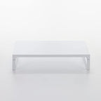 LIHIT LAB Desktop Stand, 9.8 x 15.4 x 3.1 inches, White (A7330-0) - color: White, size: 9.8" x 15.4" x 3.1", style: Single