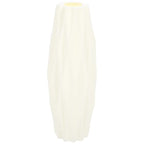 1Pc White Nordic Style Vase - Modern Minimalist Decorative Flower Container for Home and Office Decor 8.26 Inch Tall