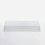 LIHIT LAB Desktop Stand, 9.8 x 23.2 x 3.1 inches, White (A7332-0) - color: White, size: 9.8" x 23.2" x 3.1", style: Single