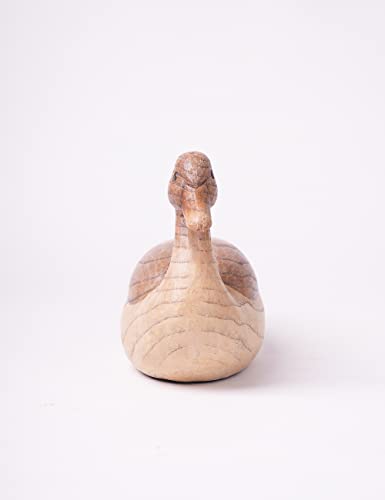 HAUCOZE Duck Statue Animal Figurine Decor Modern Home Sculpture Gift for Living Room Bedroom Table Desk 11.0 Inch