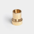 Solid Brass Taper Candle Holder - Elegant & Sturdy Design | Fits Standard 7/8" Taper Candles | Dimensions: 1.60" x 1.30"