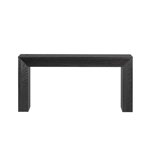Plank+Beam 66 Inch Camden Console Table - Solid Pine Wood, Easy Assembly for Living Room or Entryway, Rustic Char - color: Rustic Char, size: 66 Inch
