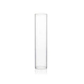 WGVI Hurricane Candle Holder Sleeve, Wide 3", Height 14", Clear Glass Cylinder Candleholder, Chimney Tube, Open Ended Candle Shade, 1 Piece - size: 3"x14"H