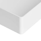 Amazon Basics Rectangular Plastic Desk Organizer Bundle, 3 Pieces Letter Tray/Accessory Tray, White - color: White, style: 3 Pieces