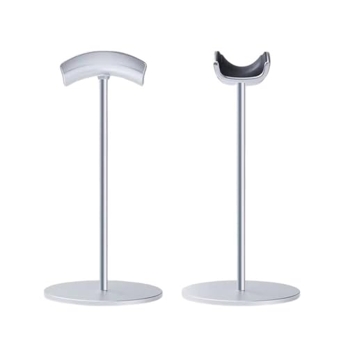 BoxWave Universal Minimus Aluminum Headphone Stand, Sturdy Simple Light Weight Stand - Metallic Silver