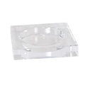 Crystal Candle Dish — by Alice Lane Home Collection — Size Small — Clear K9 Crystal Design — Smooth, Round Cutout is Perfect for Your Favorite Candle or Diffuser — Centerpiece with Elevated Style - size: Small