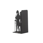 George Washington and Abraham Lincoln Bookends, American Icons Themed Book Stand, Decorative Greatest President Bookend, Presidential Silhouette Book Ends, Historical American Leaders Metal Bookend