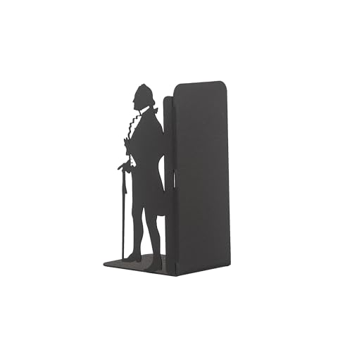 George Washington and Abraham Lincoln Bookends, American Icons Themed Book Stand, Decorative Greatest President Bookend, Presidential Silhouette Book Ends, Historical American Leaders Metal Bookend