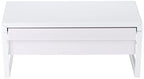 LIHIT LAB Desktop Stand with Drawer, 9.8 x 15.4 x 6.3 Inches, White (A7342-0) - color: White, size: 9.8" x 15.4" x 6.3", style: Drawer
