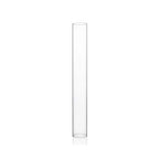 WGVI Hurricane Candle Holder Sleeve, Wide 3", Height 24", Clear Glass Cylinder Candleholder, Chimney Tube, Open Ended Candle Shade, 1 Piece - size: 3"x24"H