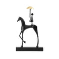 Statue Decorations Modern Figure Abstract Art Horse Sculpture Decoration Wine Cabinet Living Room TV Cabinet Porch Light Luxury Decoration Home Decor Object