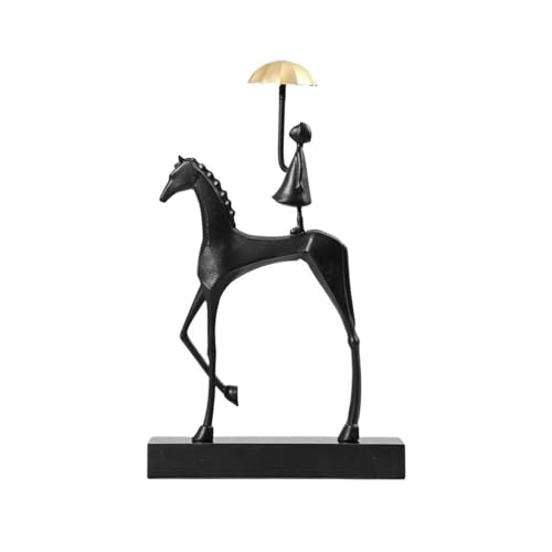 Statue Decorations Modern Figure Abstract Art Horse Sculpture Decoration Wine Cabinet Living Room TV Cabinet Porch Light Luxury Decoration Home Decor Object