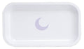 Brando Moon Medium Metal Jewelry Tray - Lightweight Makeup Tray - Curved Edges & Smooth Surface - 10.5 x 6.25” Decorative Tray for Bathroom, Home Décor, Perfume, Candle, Keys Tray