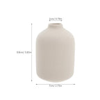 Vaguelly Ceramic Flower Vase Minimalist Aesthetic Vase for Home Decor Table Centerpiece for Living Room Bedroom Office and Special Events