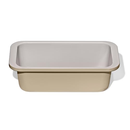 OXO Good Grips Non-Stick Pro Ceramic Coated Metal Bakeware 1Lb Loaf Pan – Biscuit - color: Biscuit, size: Loaf Pan
