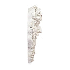 Design Toscano Bacchus, Grape Harvest Wine Greek Greenman Face Wall Sculpture, Medium, 12 inches tall, Cast Stone Resin, Antique Stone Finish - size: Medium, 12 Inch