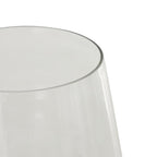 Deco 79 Glass Decorative Vase Cone Shaped Centerpiece Vase, Flower Vase for Home Decoration 7" x 7" x 9", Clear - size: 7" x 7" x 9"