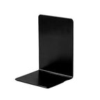 Book Ends 4pcs Book Holder L-Shaped Desk Display Simple Support Rack Magazine for Home Office(Black) - color: Black