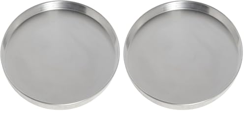 American Metalcraft A2012 Serving Tray, Aluminum, 12"" Dia., Silver (Pack of 2) - size: 12" (Pack of 2)