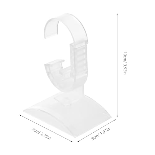 balacoo 2 Pcs Watch Display Stand Holder, Clear Acrylic Watch Stand Bracelet Display Holder, Adjustable Jewelry Organizer for Home Decor, Shops Trade Shows