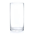 Enova Floral Clear Glass Cylinder Vase 5 x 10 Inches Round Flower Vase, Pillar Candle Floating Candle Holder Vase, Tall Glass Vase for Flowers, Glass Vase for Decor, Wedding Centerpieces (1 Piece) - size: 5W X 10H