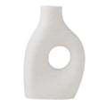 Abstract Vase Ceramic Geometric Flower Vase Modern Bunch Storage Desktop Plant Pot Holder Planter for Side Table Living Room, Style A