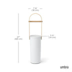 Umbra Bellwood Toilet Paper Stand Holder with Reserve Storage Compartment for 3 Rolls