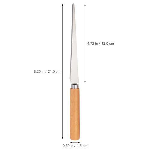 COHEALI 6Pcs Pottery Sculpting Tools Set - Professional Clay Carving Knives with Stainless Steel Blades - Detailing & Trimming Tool for Ceramics, Polymer Clay, DIY Modeling & Woodworking