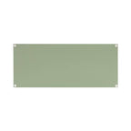 Kate and Laurel Halsey Rectangle Decorative Narrow Tray with Gold Metal Handles; 24 x 10; Green and Gold; Modern Glam Slim Serving Tray with Handles for Living Room Decor