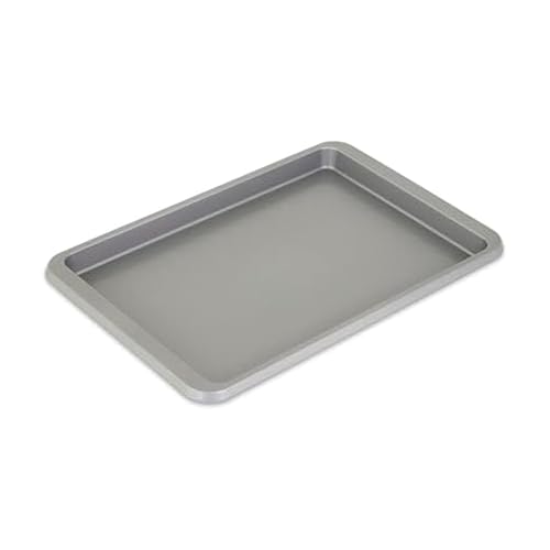 KitchenAid 9x13in Nonstick Aluminized Steel Baking Sheet, Contour Silver - color: Contour Silver, size: 9 x 13 Inch
