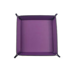 siduater Valet Tray Desktop Storage Organizer – Vegan Leather Catchall Tray Bedside Vanity Tray Nightstand Caddy Holder for Remote Controller, Watch, Keys, Phone, Wallet, Coin, Jewelry, Purple - color: Purple