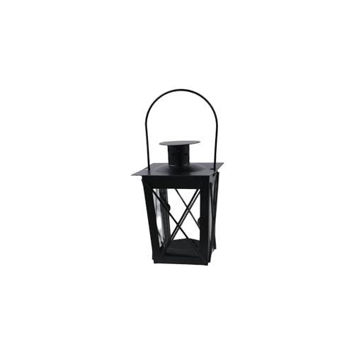 Mini Tealight Lanterns Black Metal Candle Holder Vintage Hanging Candlesticks Tea Light Candleholder Decoration for Birthday Parties Wedding