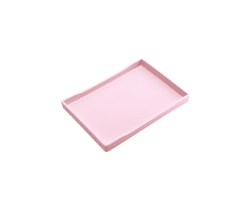 Small Pink Mini Serving Tray (8.5 x 6.3 inch) for Serving Accessory, Spa, Coffee, Drinks, Wine, Tea, Bar, Party, Seasoning, Perfume or Display Use. - color: Pink-1 Tray, size: 8.5" x 6.3" x 0.8"