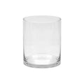 Generic 5"" Wide 6"" High Large Hand Blown Sturdy Clear Cylinder Glass Vase, Centerpiece Flower Vase for Rose, Tulip, Boquets, Hurricane Candle Holder Sizes: 5"" Dia 6"" High (1, 5""x6"") - size: 5"x6"